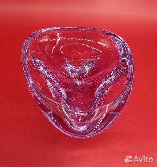 Большая пепельница. Александритовое стекло