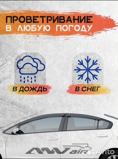 Дефлекторы окон на Peugeot 308