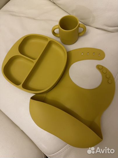 Силиконовая посуда для малышей