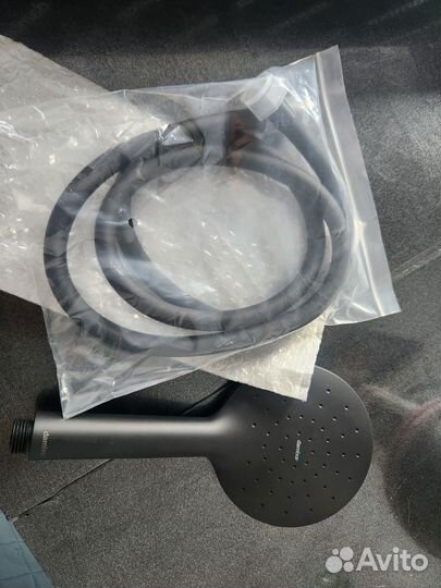 Лейка и шланг черная новая