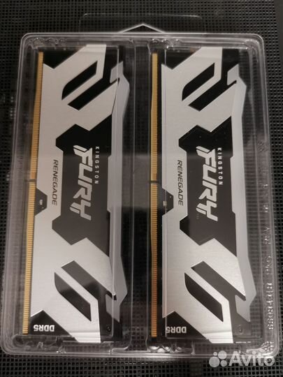 Память ddr5 64gb 6000мгц kingston fury renegade