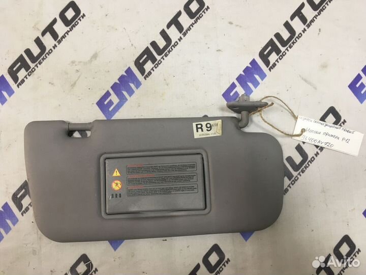 Козырек солнцезащитный правый Ниссан Примера Р12