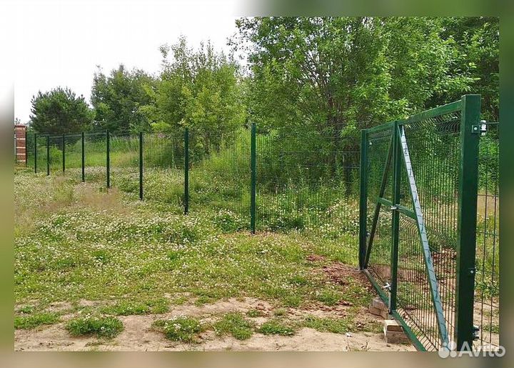 Забор сетка 3д