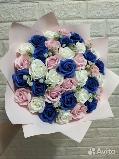 Букет цветов из мыла