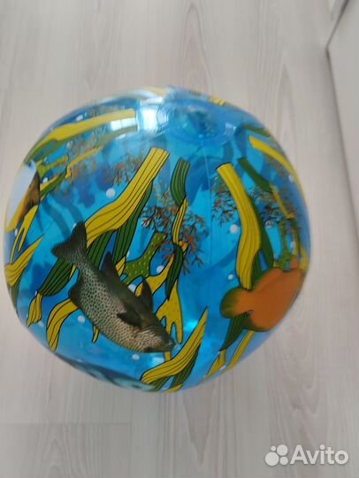 Нарукавники для плавания детские и надувной мяч