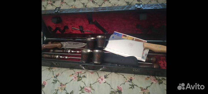 Набор шампуров пикник в кейсе