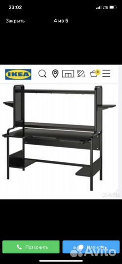 Компьютерный стол IKEA fredde