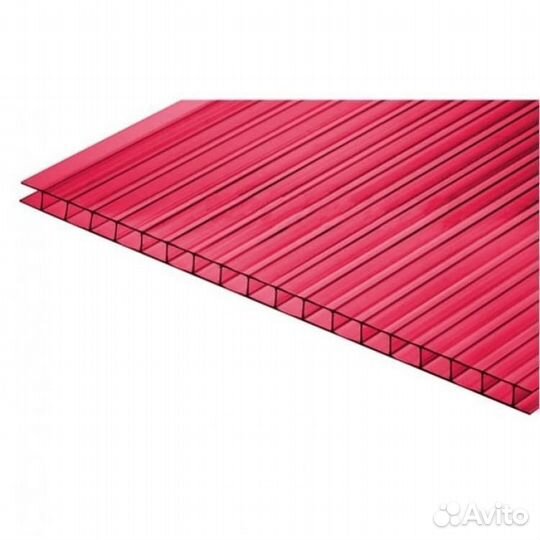 Поликарбонат сотовый 4 мм Гранат Ultramarin