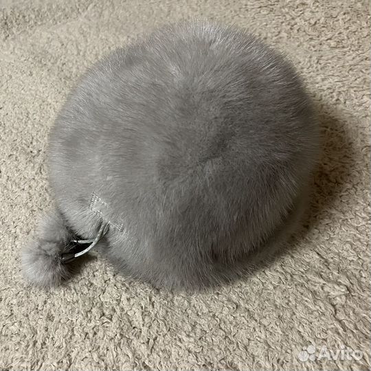 Шапка норковая женская