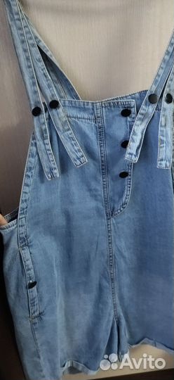 Женские шорты с лямками новые