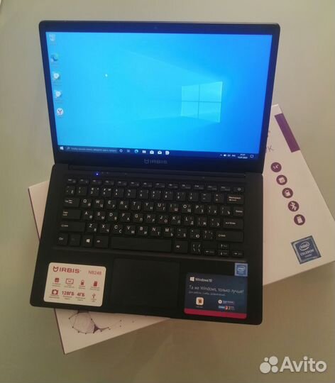 Ноутбук 14,1” irbis NB248 /SSD 128 + M2/ 4GB/ W10