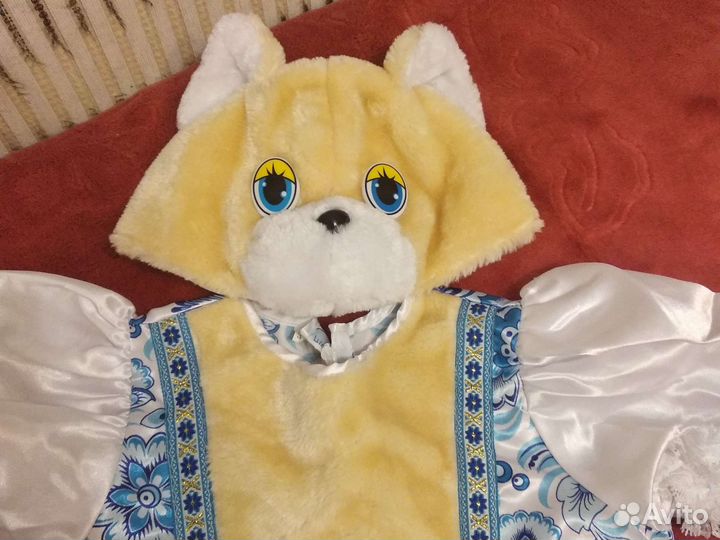 Новогодний костюм для девочки собачка на 4-6 лет