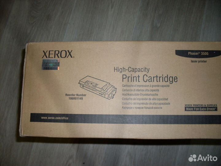Продам оригинальный картридж 106R01149 к Xerox3500