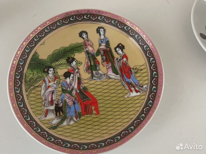 Чайная пара, кофейная пара и солонка