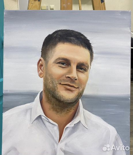 Портрет на заказ по фото. Маслом и карандашом