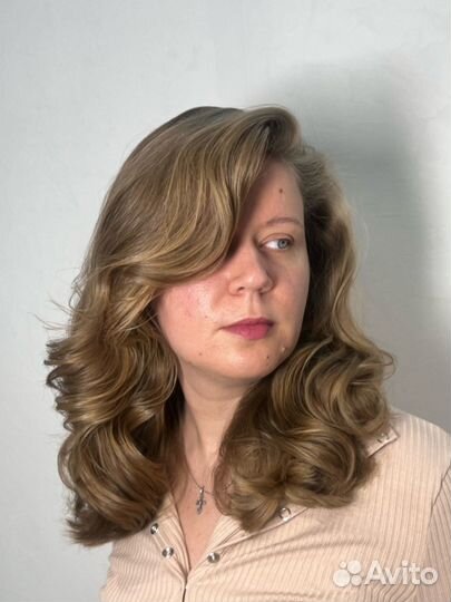 Сложное окрашивание мелирование блонд колорист