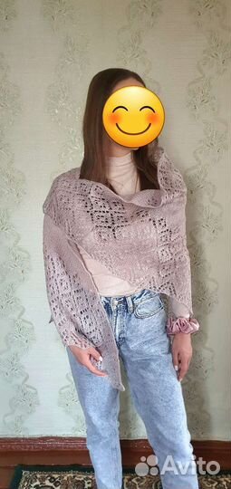 Шаль ручной работы