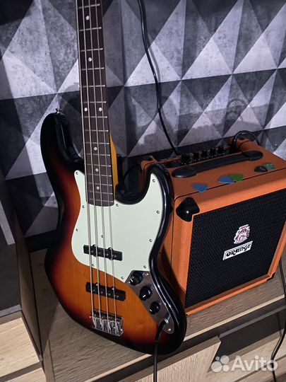 Бас гитара fernandes jazz bass