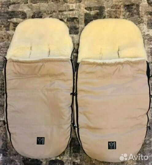 Конверт в коляску kaiser на овчине