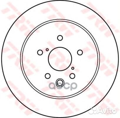 Диск тормозной lexus GS300/GS450H 05/IS250 06
