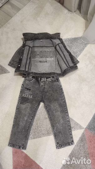 Джинсовый костюм для мальчика