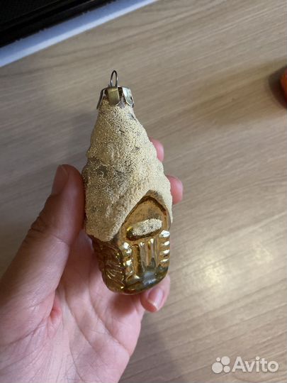 Ёлочные игрушки СССР домик