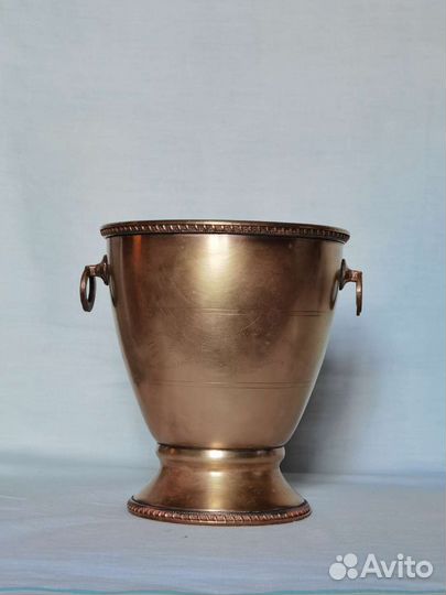 Ведро для шампанского латунное