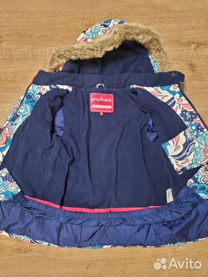 Зимний костюм для девочки 128