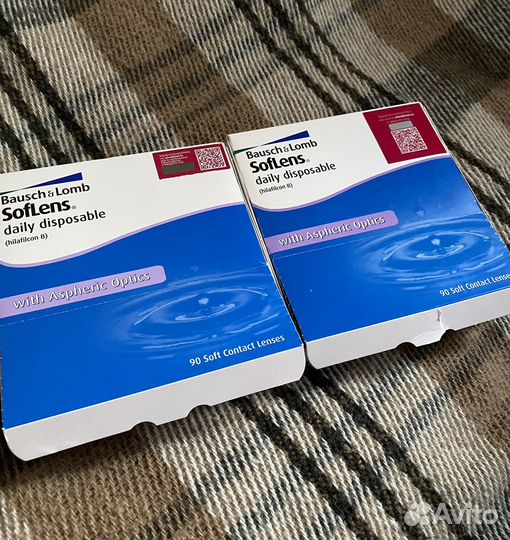 Контактные линзы Bausch & Lomb -3,5 и -1,5