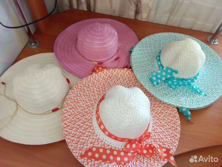 Шляпа женская соломенная