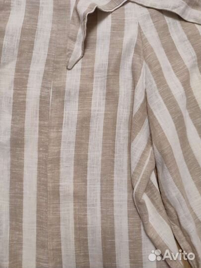 Комбинезон брючный летний льняной