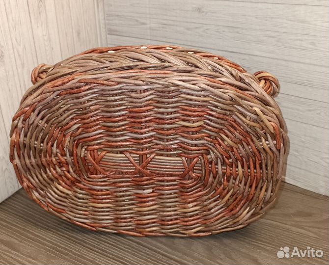 Корзина-поднос-хлебница плетёная