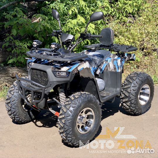Квадроцикл MZ Hummer 200 New (синий принт)