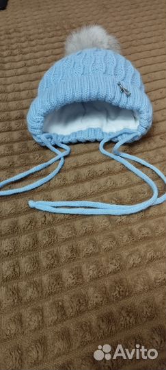 Детская зимняя шапочка (для новорожденных)