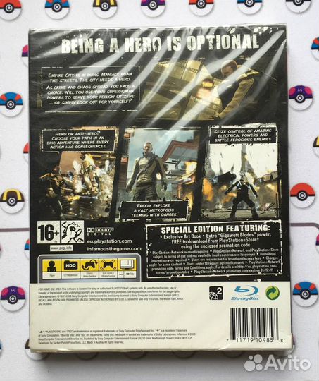 Infamous Special Edition PlayStation 3 Новый Диск