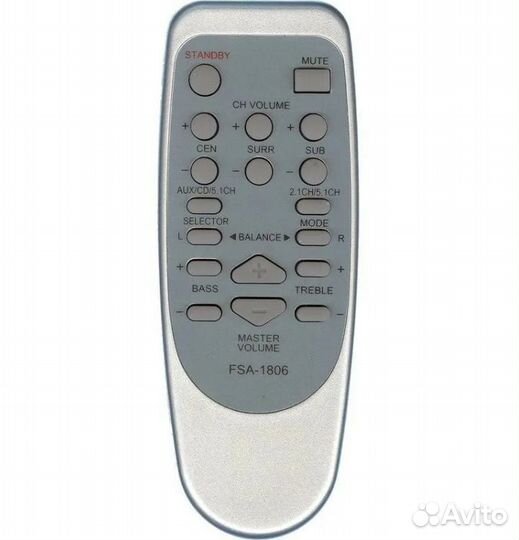 Пульт для BBK FSA-1806 акустика
