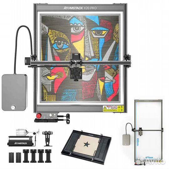 Чпу Лазерный гравер atomstack X20 S20 Pro 130 Вт