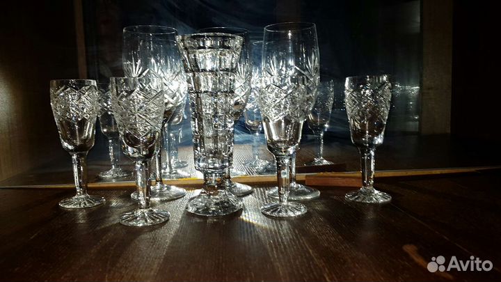 Фужеры хрустальные СССР