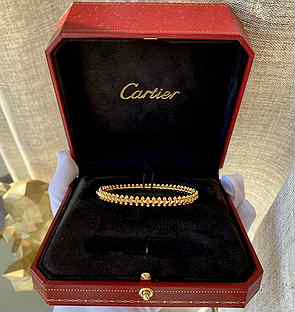 Золотой браслет Cartier clash