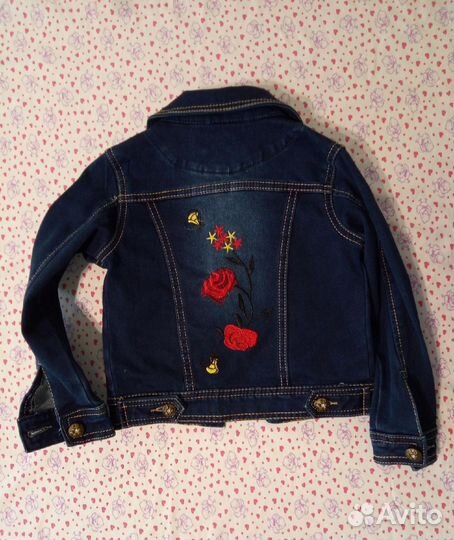 Платье LV, джинсовая куртка