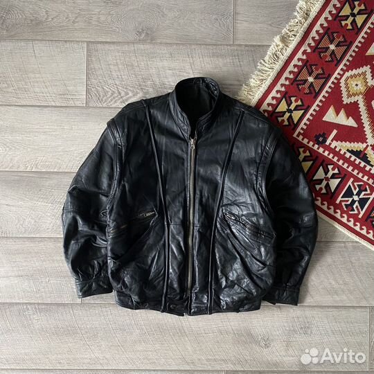 Винтажный Бомбер Авиатор Opium y2k Leather