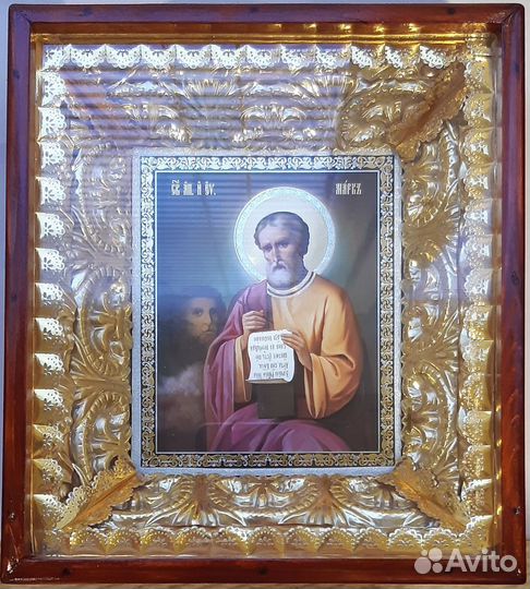 Иконы в окладе (киот). Ручная работа