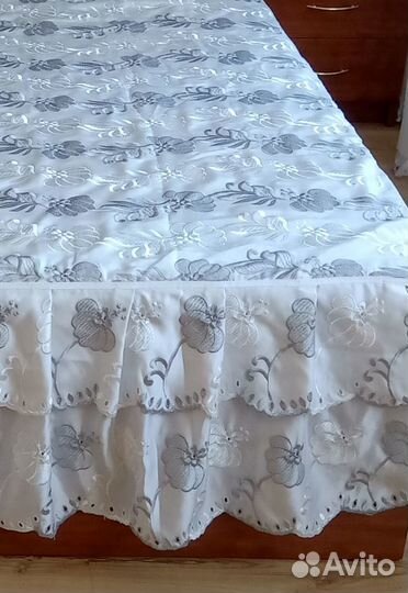 Комплект для спальни Покрывало+шторы