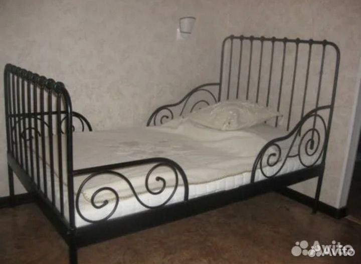 Кованная кровать, детская, икея