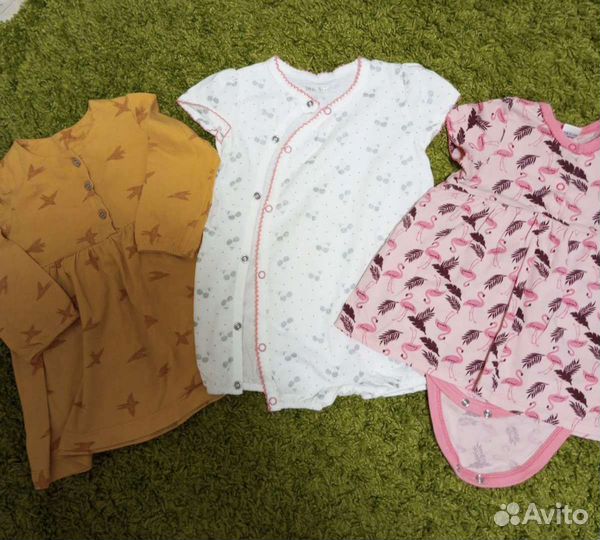 Вещи пакетом на девочку 74-80