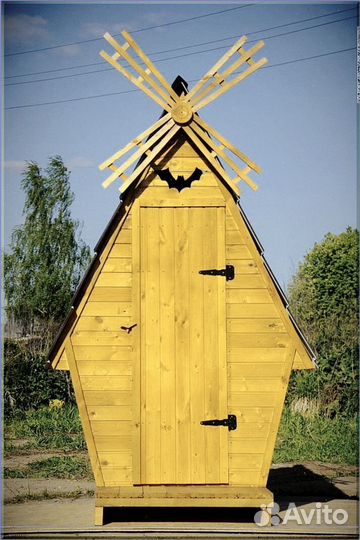 Дачный туалет с дельфином XED