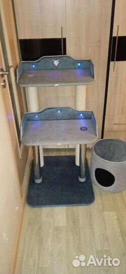 Когтеточка, домик, игровой комплекс для кошек