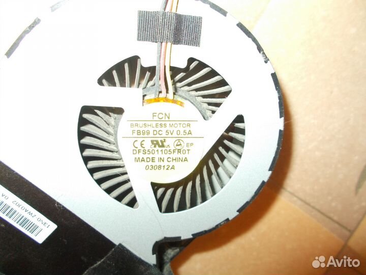 Охлаждение Toshiba С850 (DFS501105FR0T FB99)