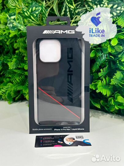 Чехол AMG для iPhone 14 Pro Max Black (1738)