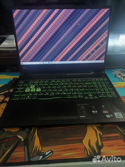 Игровой ноутбук asus TUF Gaming F15 FX506L 144 Гц